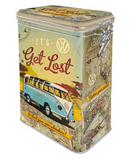 Nostalgic-Art Clip Top Tin VW Let's Get Lost