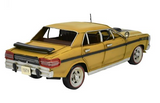 Ford XY GT Metal Car Ornament Yellow and Black 30cm